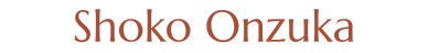 Shoko Onzuka Official Site